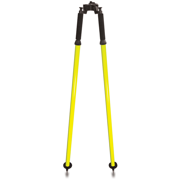 SitePro Aluminum Telescoping Pole BiPod Flo-Yellow - Click Image to Close