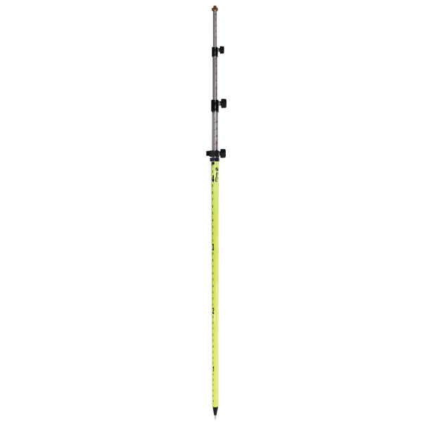 SitePro 15' Aluminum Twist Lock Prism Pole 07-4715-TMA - Click Image to Close