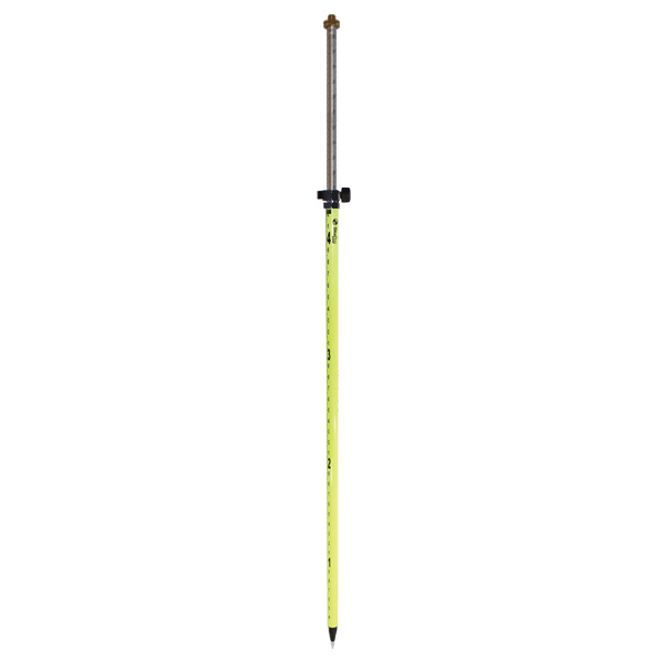 SitePro 8' Hi-Vis Aluminum Twist Lock Prism Pole 07-4708-TMA-FY - Click Image to Close