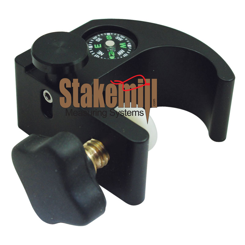 SitePro Open Clamp Pole Bracket with Compass