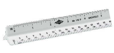 Alvin Tri Scale Metric 12 Inch Plastic 117PM Alvin Tri Scale Metric 12 Inch Plastic 117PM