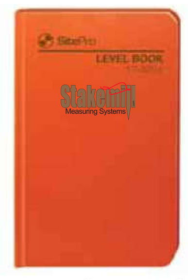 SitePro Field Book, Level 17-325-L - Click Image to Close