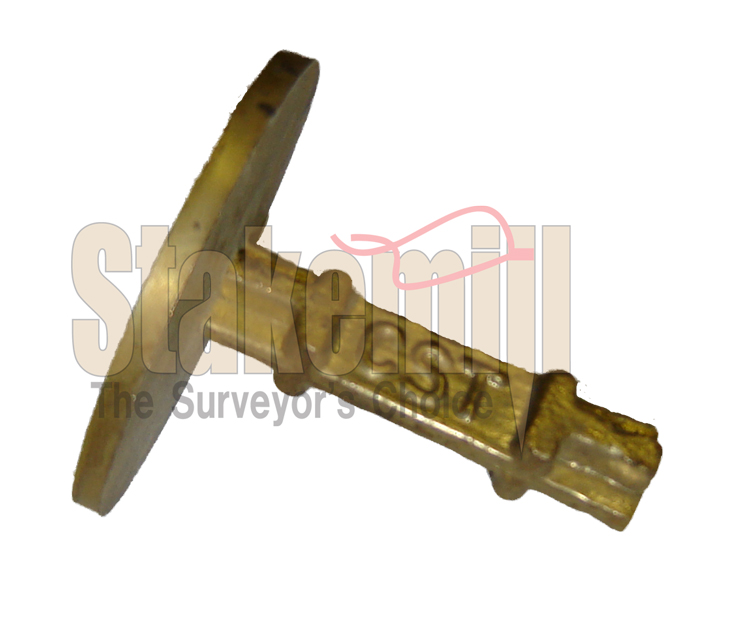 2 Inch Brass Survey Marker Flat Top 19-701 - Click Image to Close