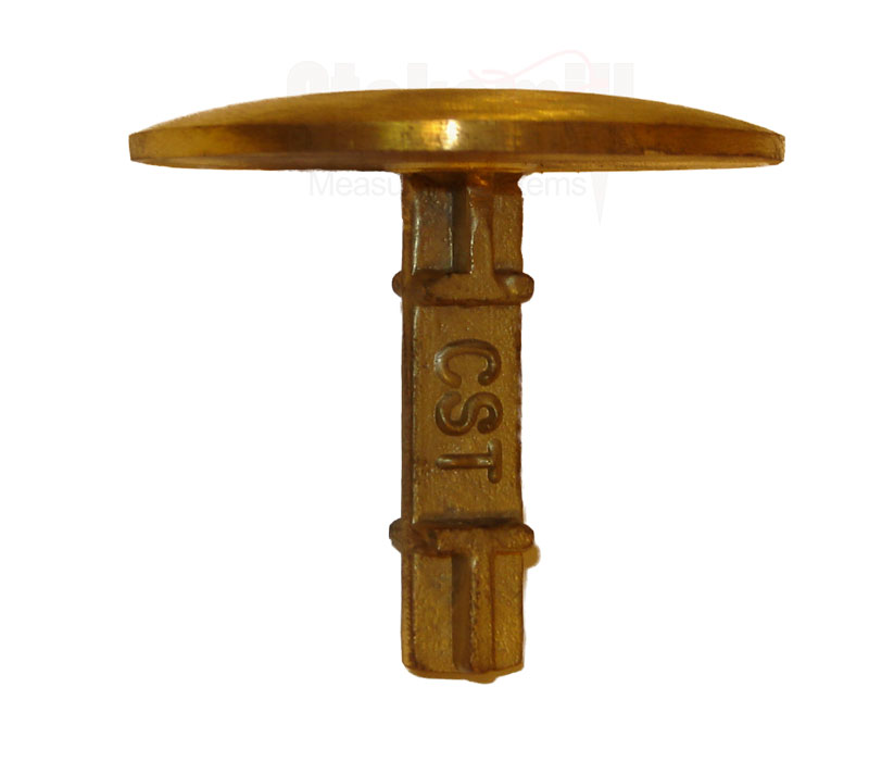 2-1/2 Inch Brass Survey Marker Dome Top 19-706 - Click Image to Close