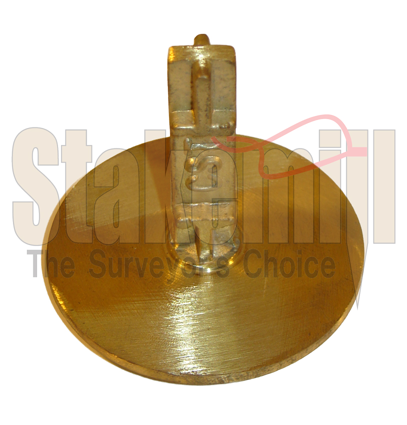 3 Inch Brass Survey Marker Dome Top 19-707 - Click Image to Close