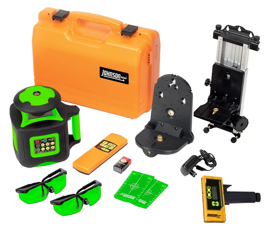 40-6547 Self-Leveling Horiztl & Vertical Rotary Laser GreenBrite - Click Image to Close