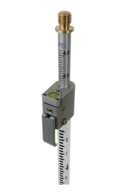 SECO Geodimeter Style Telescoping QLV Prism Pole GT Grads - Click Image to Close