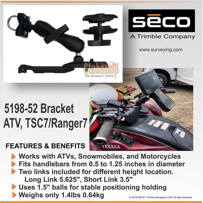 SECO TSC7 Ranger & ATV Bracket - Click Image to Close