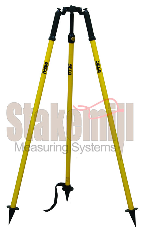 SECO Thumb-Release Prism Pole Tripod 5218-02-YEL