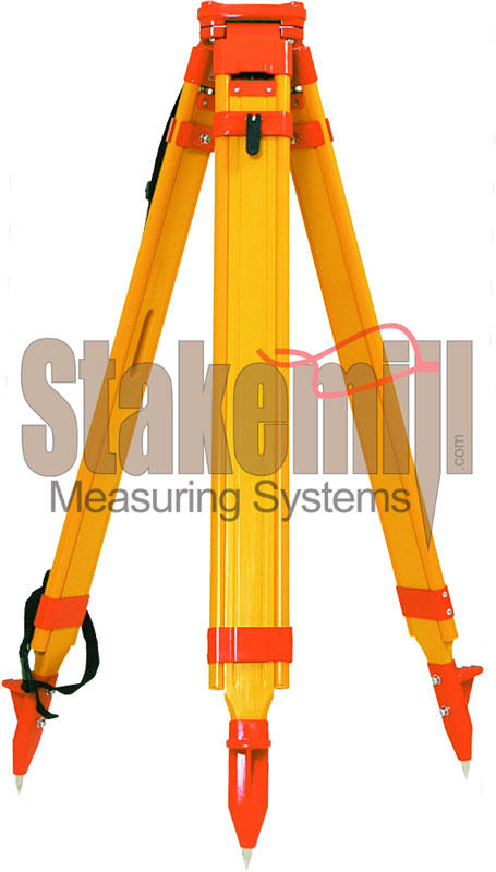 SECO HD Orange Quick Clamp Hardwood Fiberglass Tripod 5302-12 - Click Image to Close