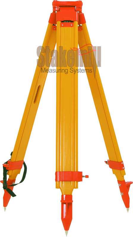 SECO HD Orange Twist Lock Hardwood/Fiberglass Tripod