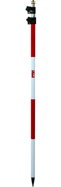 SECO 11.81 ft TLV Prism Pole - Red and White - Click Image to Close