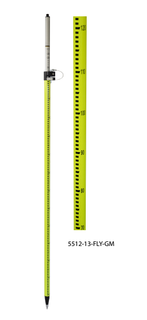 SECO Aluminum GNSS 10ths Pole with Locking Pins 5512-13-FLY-GT