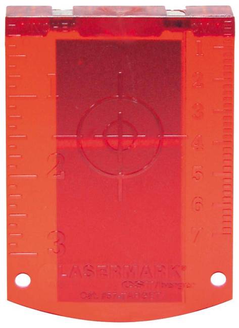 Grid Target with Magnetic Base, Red Laser