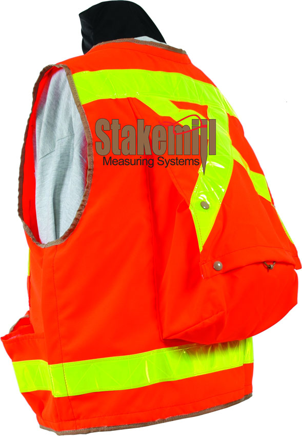 SECO 8068 Series Surveyors Vest Class 2 Fluorescent Orange - Click Image to Close