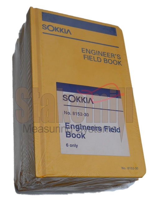 Sokkia Engineers Field Book 815230 6 PACK