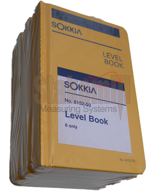 Sokkia Level Field Book 815250 6 PACK