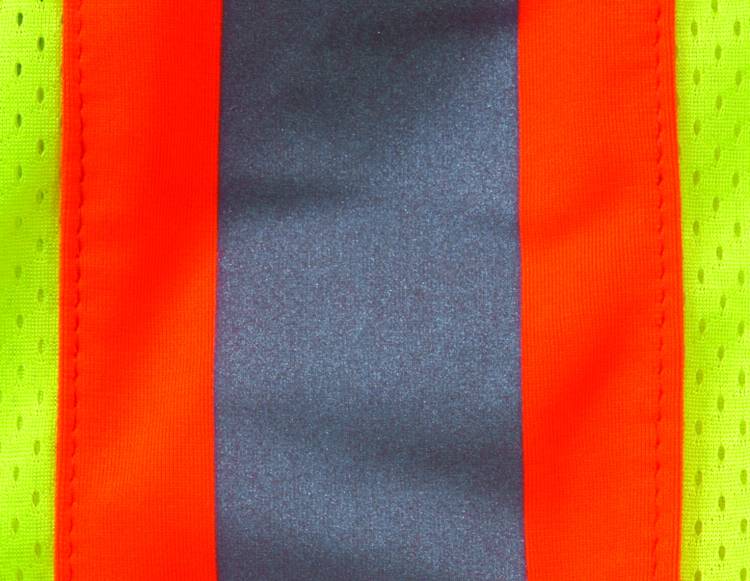 SECO 8265 ANSI/ISEA Class 2 DOT Safety Vest Fluorescent Orange - Click Image to Close