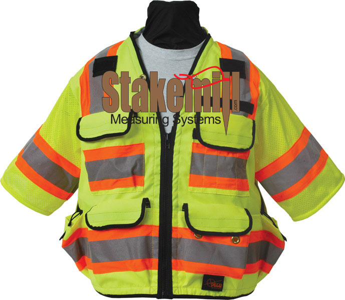 SECO 8365 ANSI/ISEA Class 3 DOT Safety Vest Fluorescent Yellow - Click Image to Close