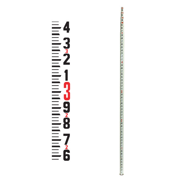 Crain 7.5 Métrique Leveling Grade Rod pôle LR-STD bois de #90014 