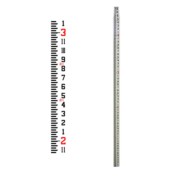 CR Series F/G Leveling Rods CR 16 Ft inches - Click Image to Close