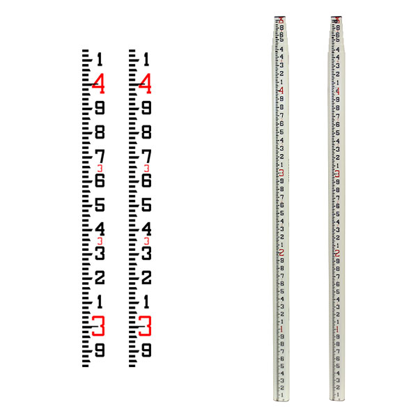 SVR Grade Rods SVR 25 2 Scale 10ths & 10ths 98017 - Click Image to Close