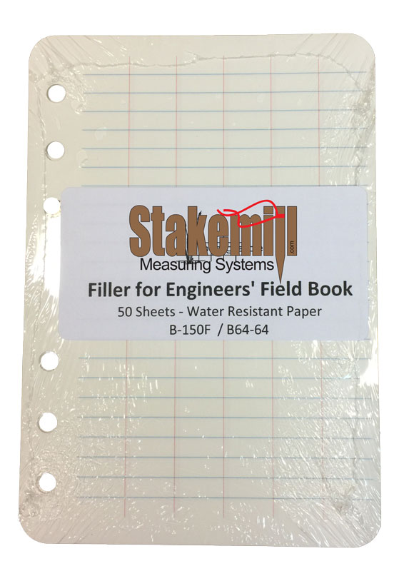 64 Field Book Filler Paper Universal Punch 50 pages