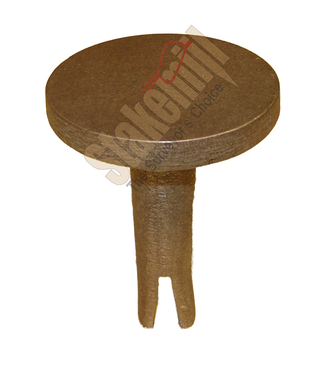 2-1/2 Inch Flat SS PRM Aluminum Benchmark Stamped