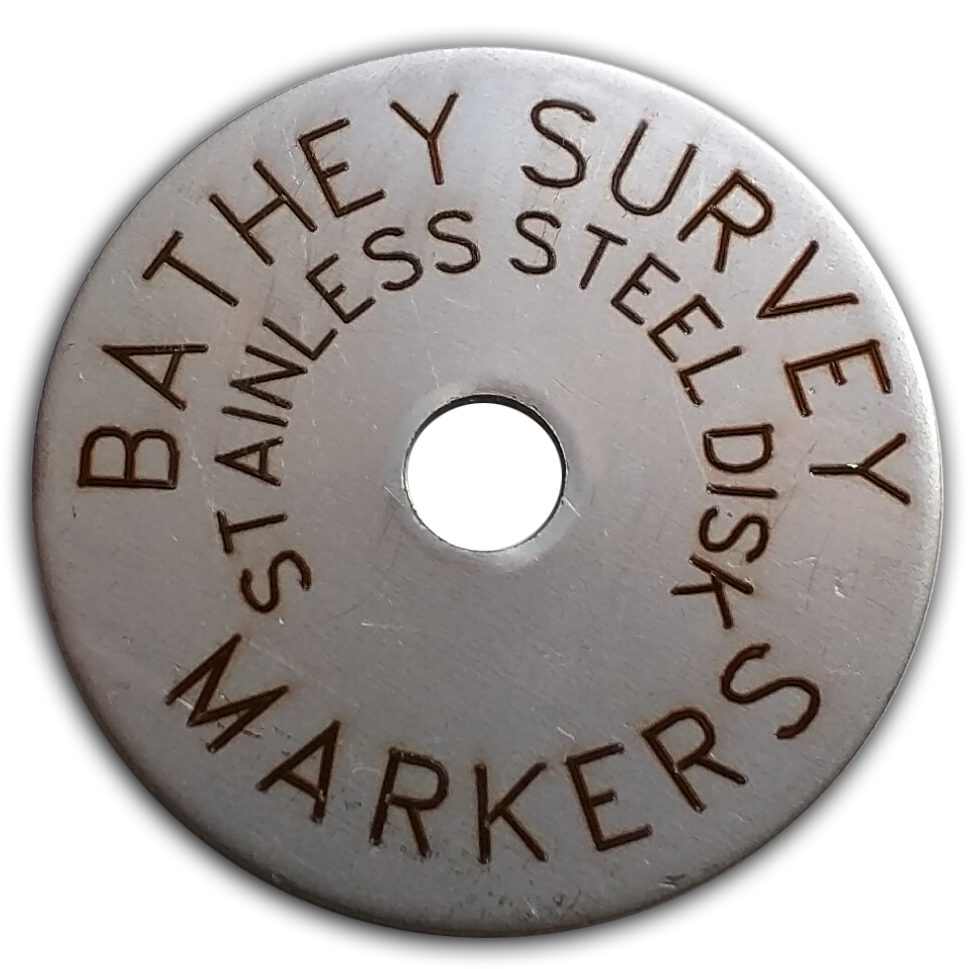 1 1/2" Stainless Steel Disc - Laser Engraved Text 1/16" Thick