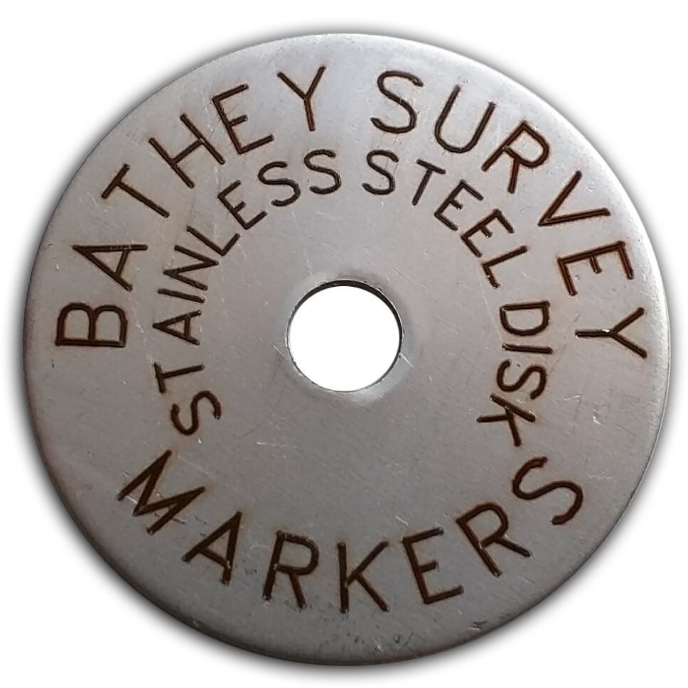 1 1/2" Stainless Steel Disc - Laser Engraved Text 1/32" Thick - Click Image to Close