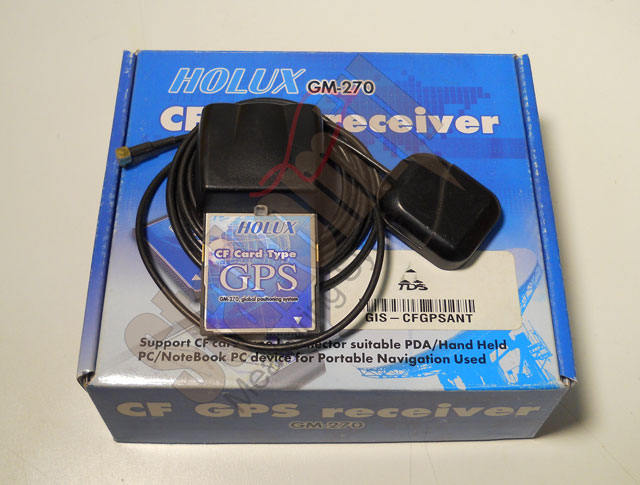 HOLUX CF GPS GM-270 Receiver Card w/Antenna DEMO