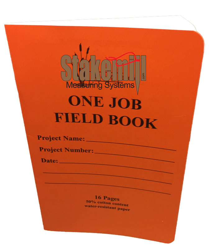 US MADE One Job Field Book - 8X4 Grid B-320 1 Job