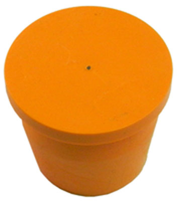 Plastic Cap 3/4" Rebar PLAIN - Click Image to Close