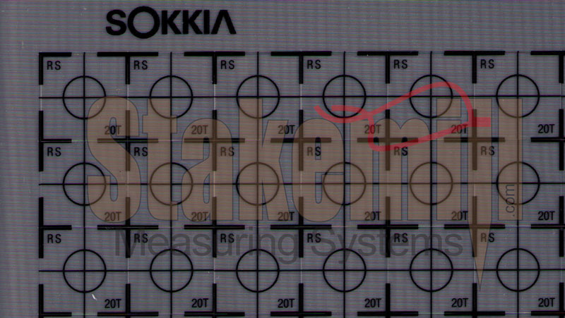 Sokkia Reflective Sheet Targets RS20T 20x20mm 100/Sheet