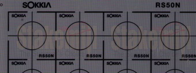 Sokkia Reflective Sheet Targets RS50N 50x50mm 16/Sheet