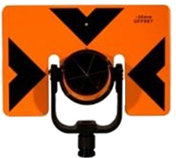 Tilting Prism Assembly with 6 x 9 in. Target, Florescent Orange Tilting Prism Assembly with 6 x 9 in. Target, Florescent Orange