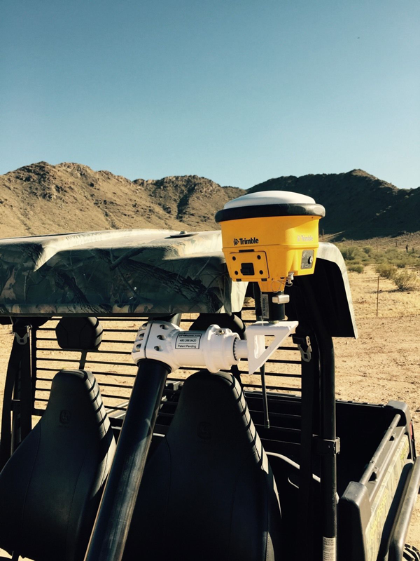 UTV USA Survey GPS Mount Package for Round Tube Cage UTV ATV Survey GPS