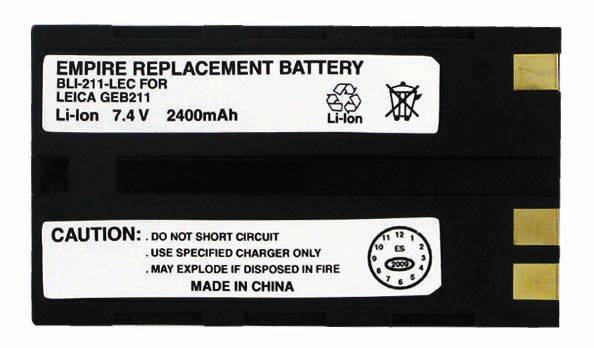Leica GEB 211 Replacement Battery BLI-211-LEC - Click Image to Close