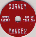 1.5" Aluminum Washer Survey Marker Tags (500 pcs) - Click Image to Close