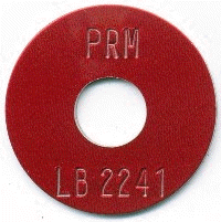 1.5" Aluminum Washer Survey Marker Tags (500 pcs) - Click Image to Close