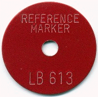 1.25" Aluminum Washer Survey Marker Tags (500 pcs) - Click Image to Close