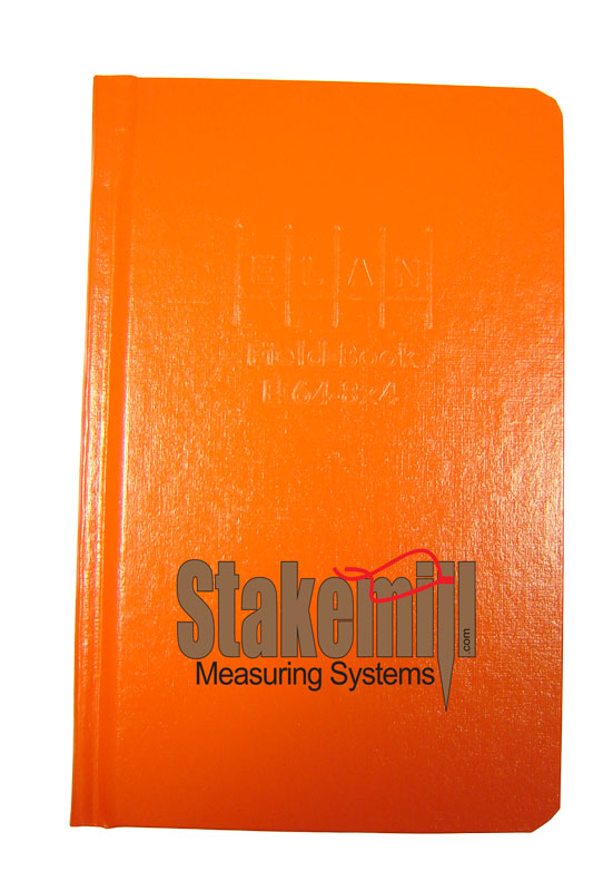 Numbered Transit Field Book B64-8X4 US Made - Click Image to Close
