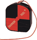 Gammon Reel 12ft Hi-Viz Black & Orange 15-728 - Click Image to Close