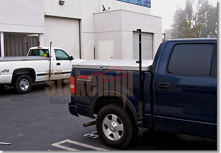 GPS USA Truck Side Mounted Antenna Carry Bracket w/Bottom Tub - Click Image to Close