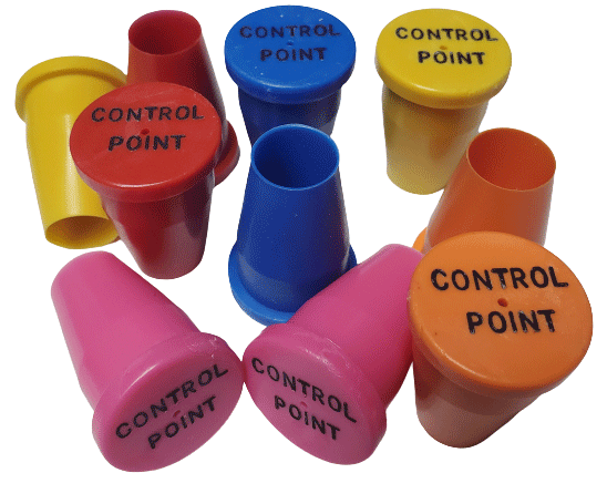 PERMAMARK Plastic Survey Markers for 1/2" Rebar & 3/4" ID Pipe