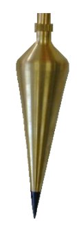 16 oz Brass Plumb Bob 6000-016 (454g) 11-552 - Click Image to Close