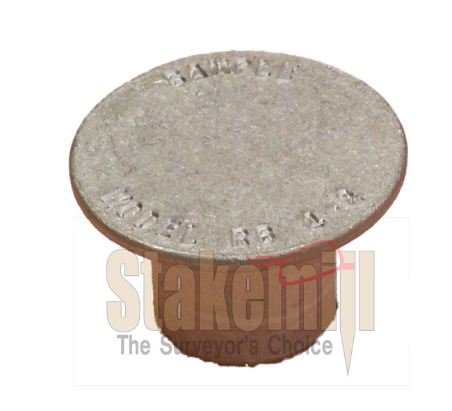 Rebar Markers Aluminum 2 Inch Top #4 Bar 1/2 Inch