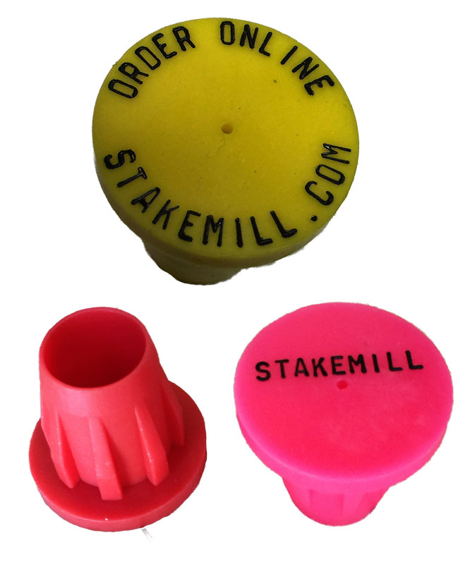 1/2 Inch Rebar Cap #4 Radius Text