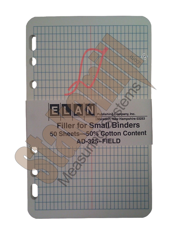 Elan E64-8x4M Elan Field Book Filler Paper 50 pages - Click Image to Close