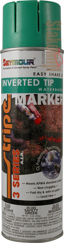 Seymour 3 Series Safety Green Inverted Marking Paint 20 oz (Cse) - Click Image to Close